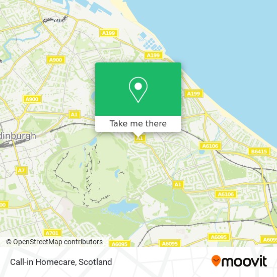 Call-in Homecare map