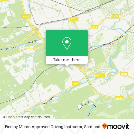 Findlay Munro Approved Driving Instructor map