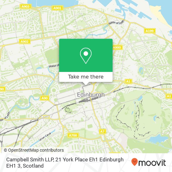 Campbell Smith LLP, 21 York Place Eh1 Edinburgh EH1 3 map