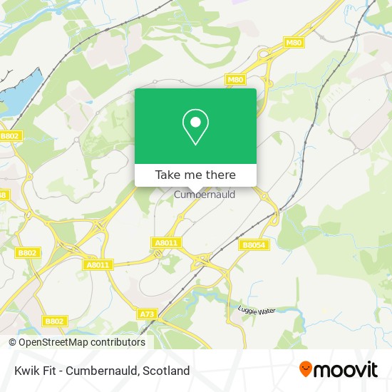 Kwik Fit - Cumbernauld map