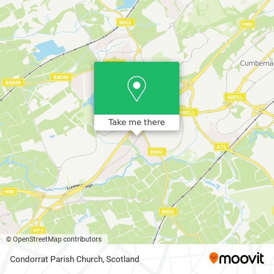 Condorrat Parish Church map