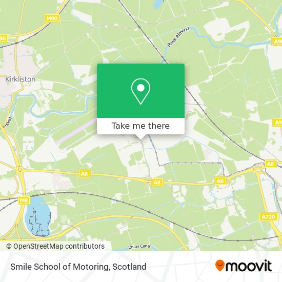 Smile School of Motoring map