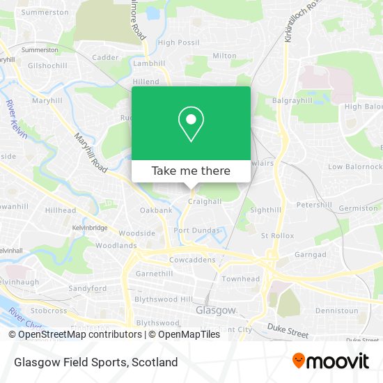 Glasgow Field Sports map