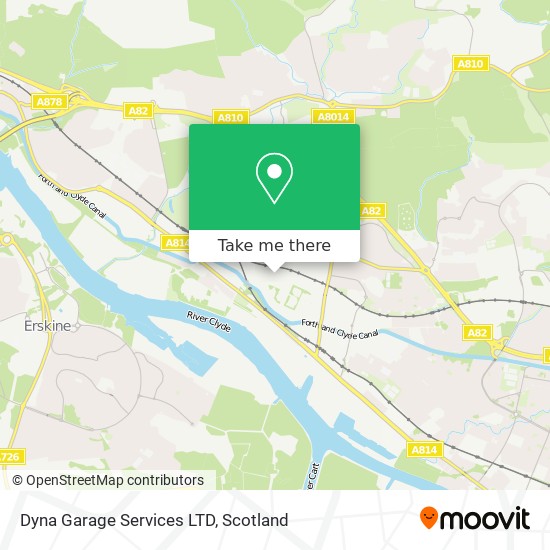 Dyna Garage Services LTD map