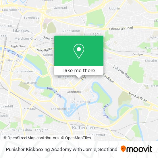 Punisher Kickboxing Academy with Jamie map