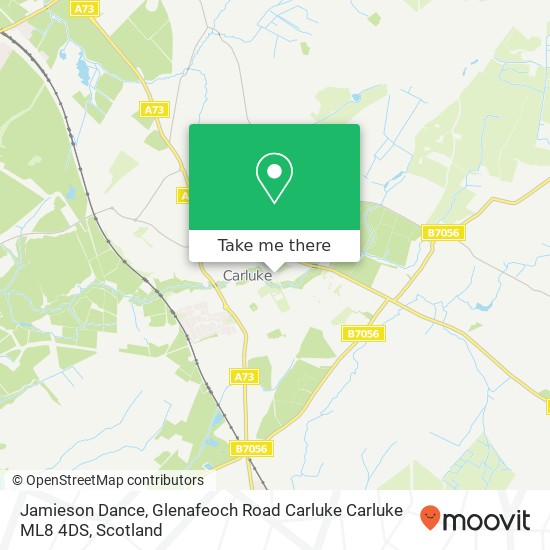 Jamieson Dance, Glenafeoch Road Carluke Carluke ML8 4DS map
