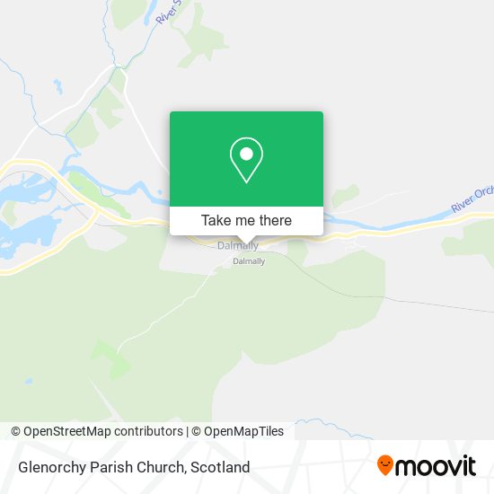 Glenorchy Parish Church map