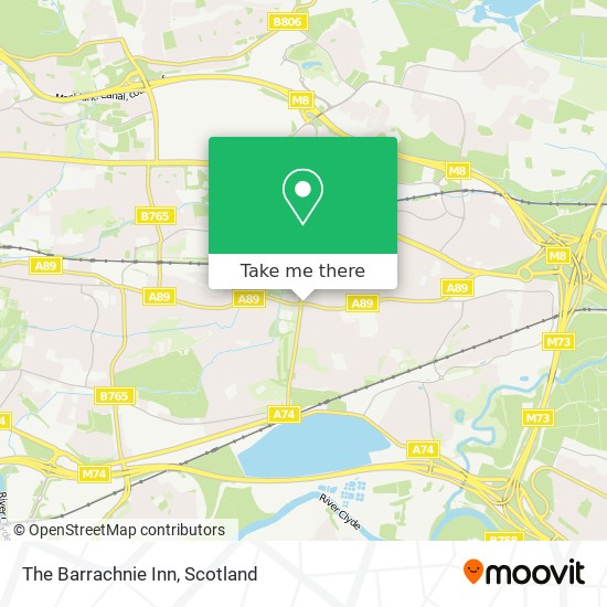 The Barrachnie Inn map