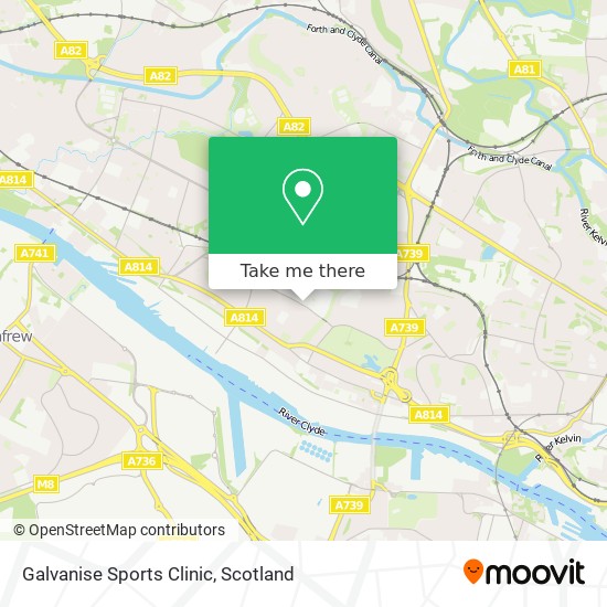 Galvanise Sports Clinic map