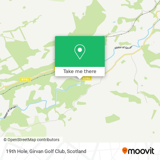 19th Hole, Girvan Golf Club map