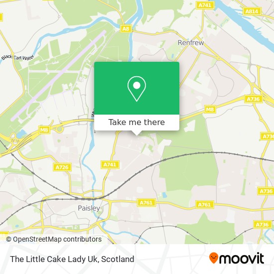 The Little Cake Lady Uk map