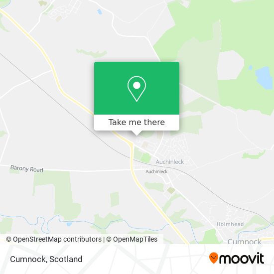 Cumnock map
