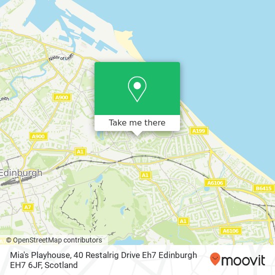 Mia's Playhouse, 40 Restalrig Drive Eh7 Edinburgh EH7 6JF map