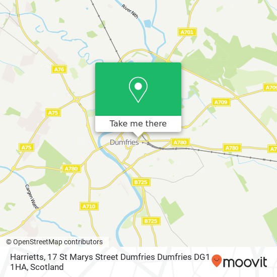 Harrietts, 17 St Marys Street Dumfries Dumfries DG1 1HA map