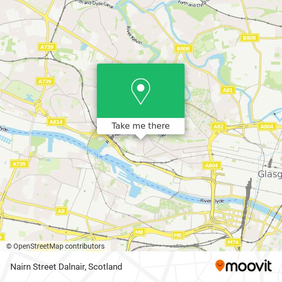Nairn Street Dalnair map