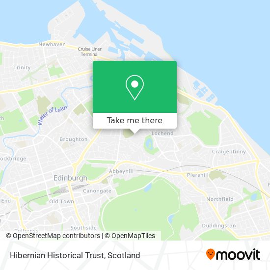 Hibernian Historical Trust map