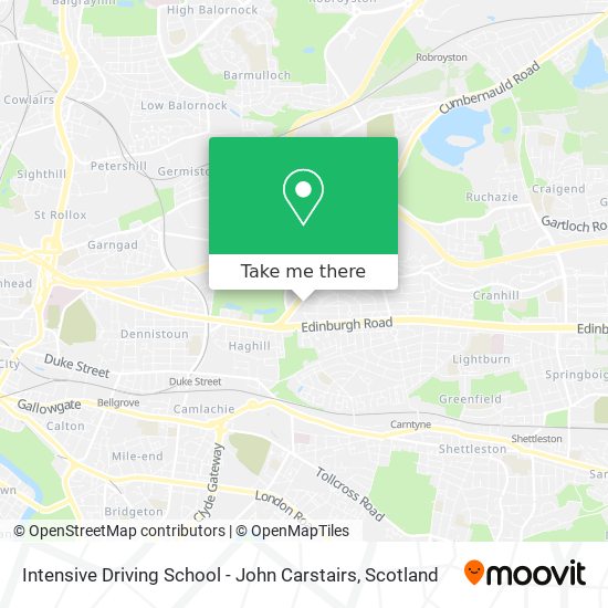 Intensive Driving School - John Carstairs map