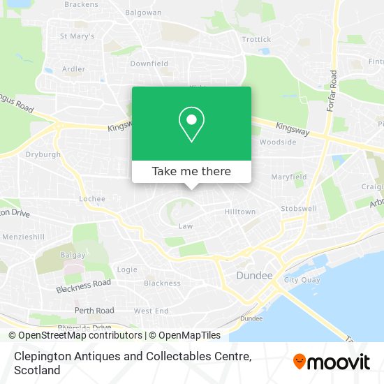Clepington Antiques and Collectables Centre map