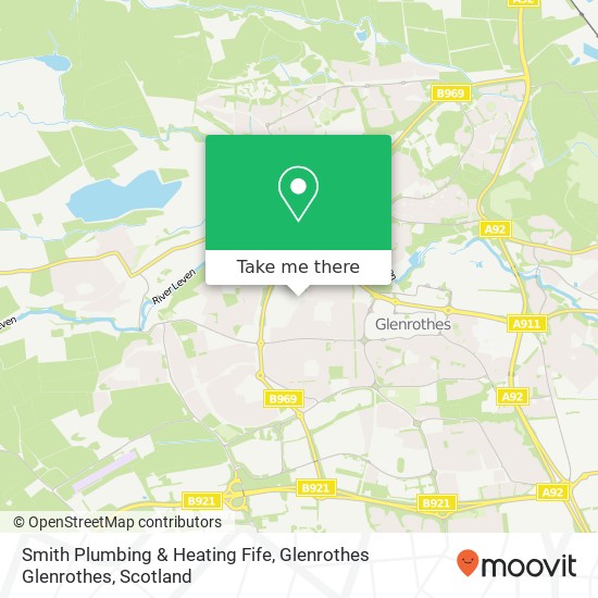 Smith Plumbing & Heating Fife, Glenrothes Glenrothes map