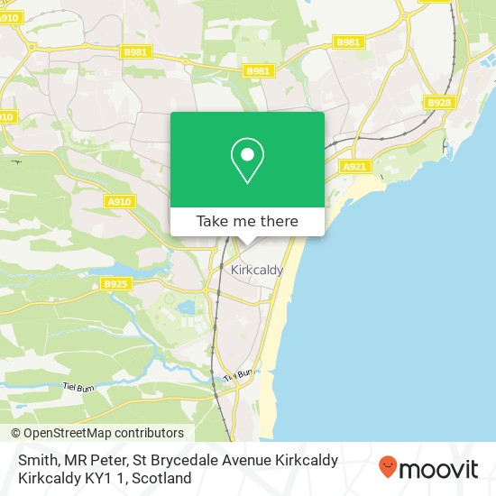 Smith, MR Peter, St Brycedale Avenue Kirkcaldy Kirkcaldy KY1 1 map