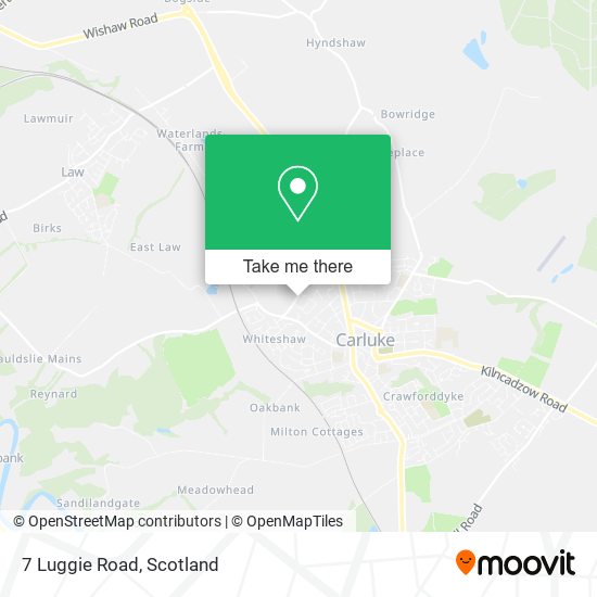 7 Luggie Road map