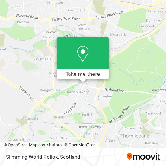 Slimming World Pollok map