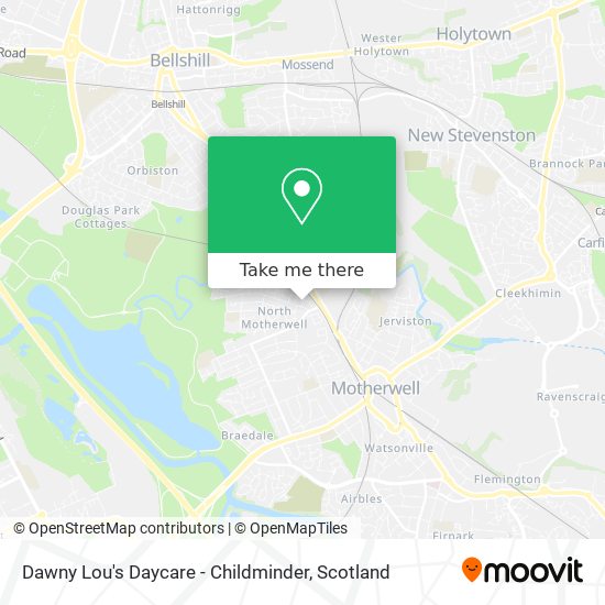 Dawny Lou's Daycare - Childminder map