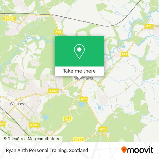 Ryan Airth Personal Training map