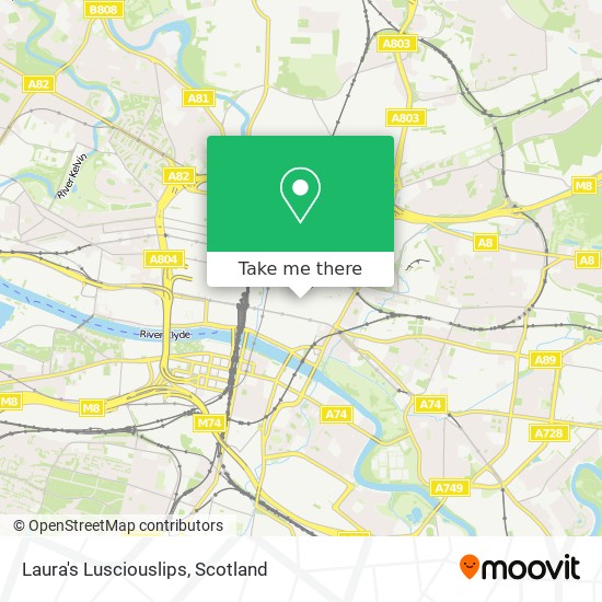 Laura's Lusciouslips map