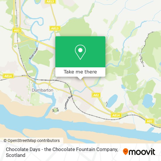 Chocolate Days - the Chocolate Fountain Company map