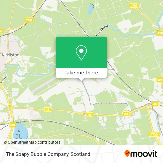 The Soapy Bubble Company map