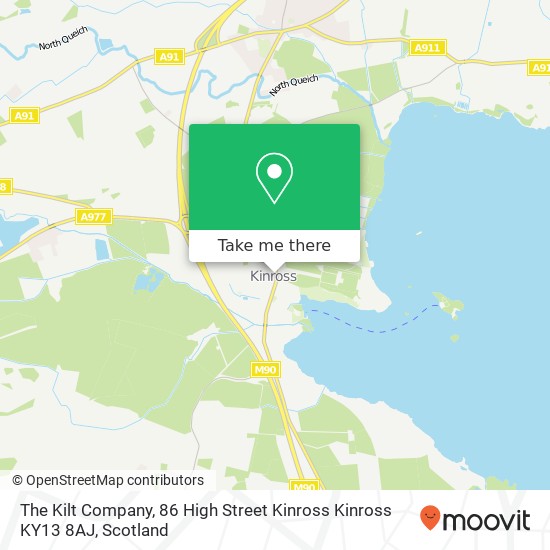 The Kilt Company, 86 High Street Kinross Kinross KY13 8AJ map