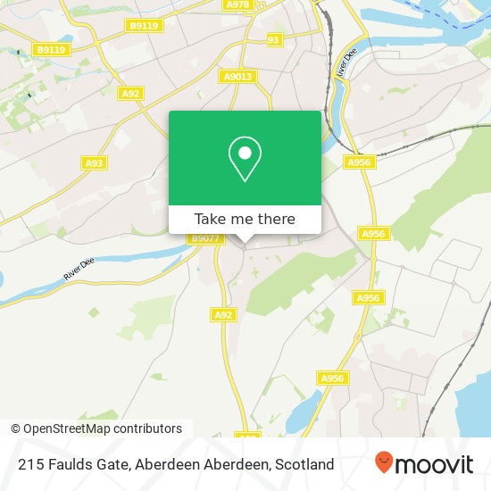 215 Faulds Gate, Aberdeen Aberdeen map