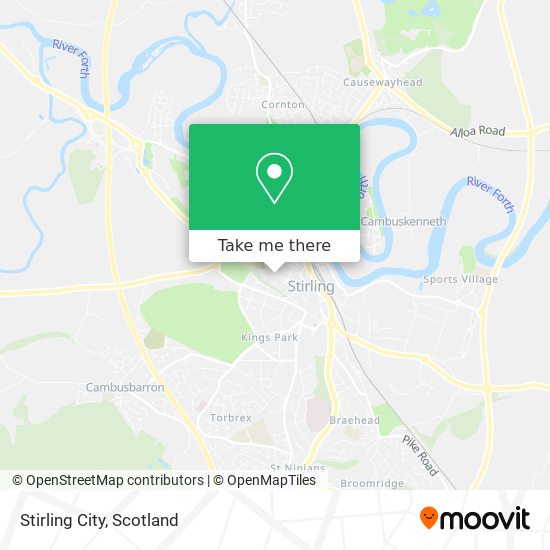 Stirling City map