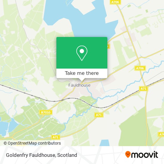 Goldenfry Fauldhouse map