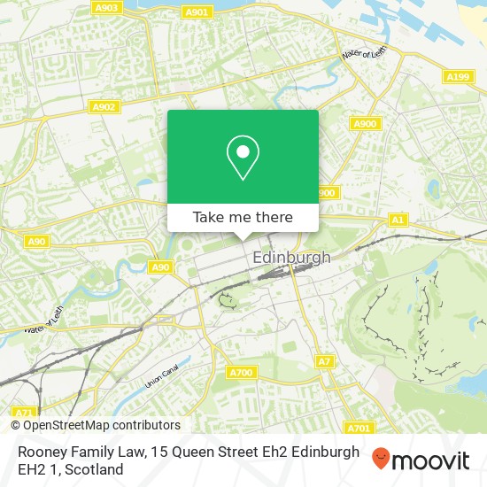Rooney Family Law, 15 Queen Street Eh2 Edinburgh EH2 1 map