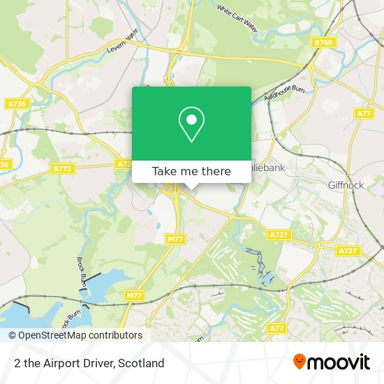 2 the Airport Driver map