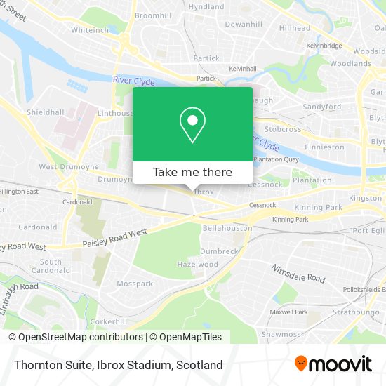 Thornton Suite, Ibrox Stadium map