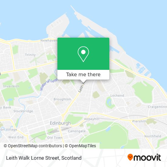 Leith Walk Lorne Street map