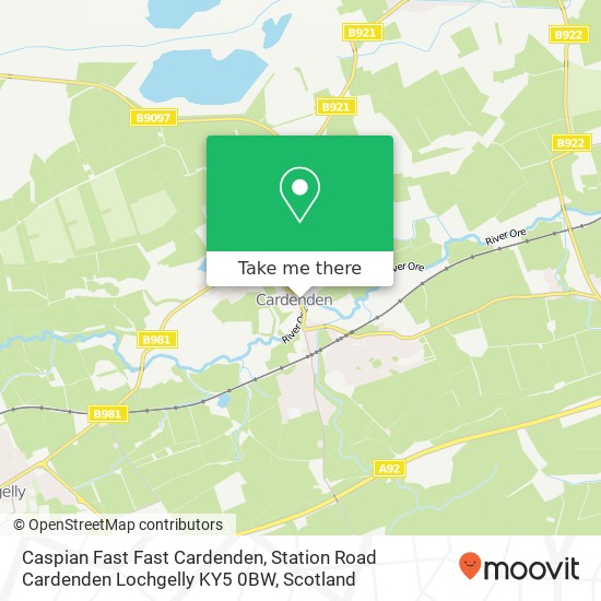Caspian Fast Fast Cardenden, Station Road Cardenden Lochgelly KY5 0BW map
