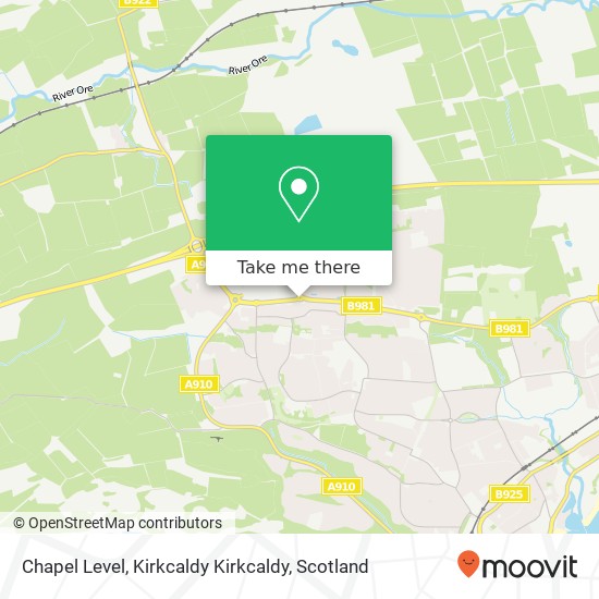 Chapel Level, Kirkcaldy Kirkcaldy map