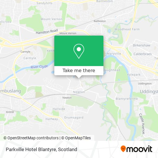 Parkville Hotel Blantyre map