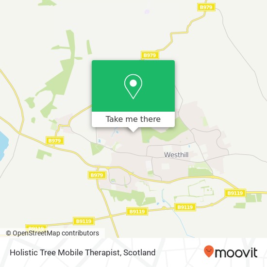 Holistic Tree Mobile Therapist map