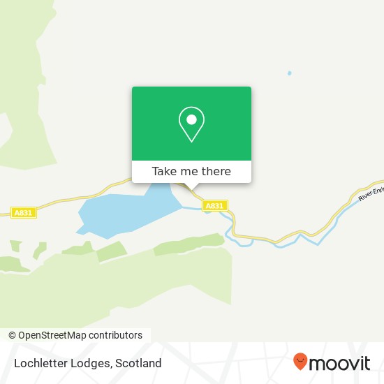 Lochletter Lodges map