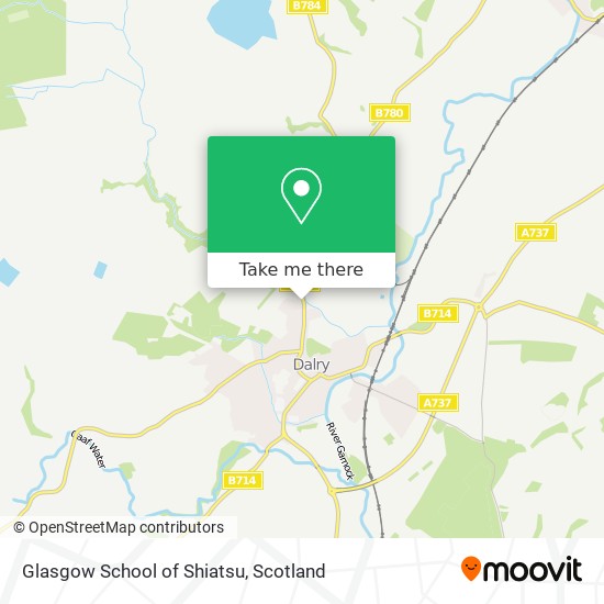 Glasgow School of Shiatsu map