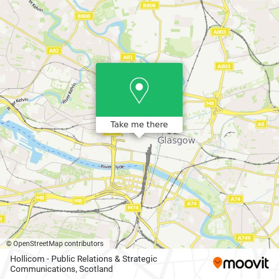 Hollicom - Public Relations & Strategic Communications map
