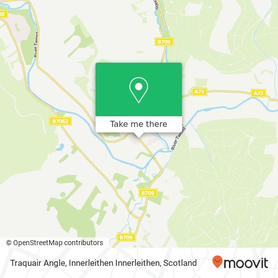 Traquair Angle, Innerleithen Innerleithen map