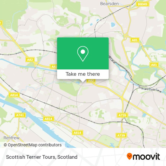 Scottish Terrier Tours map