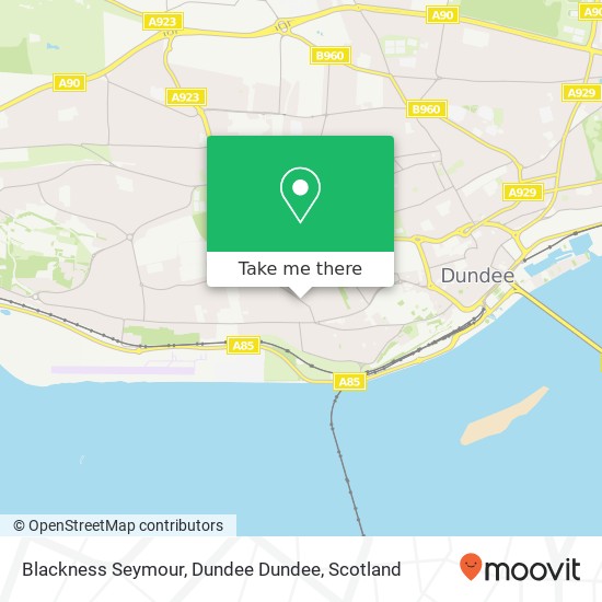 Blackness Seymour, Dundee Dundee map