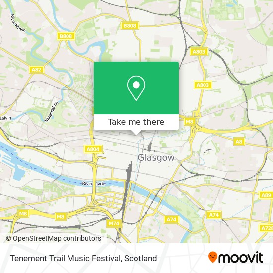 Tenement Trail Music Festival map